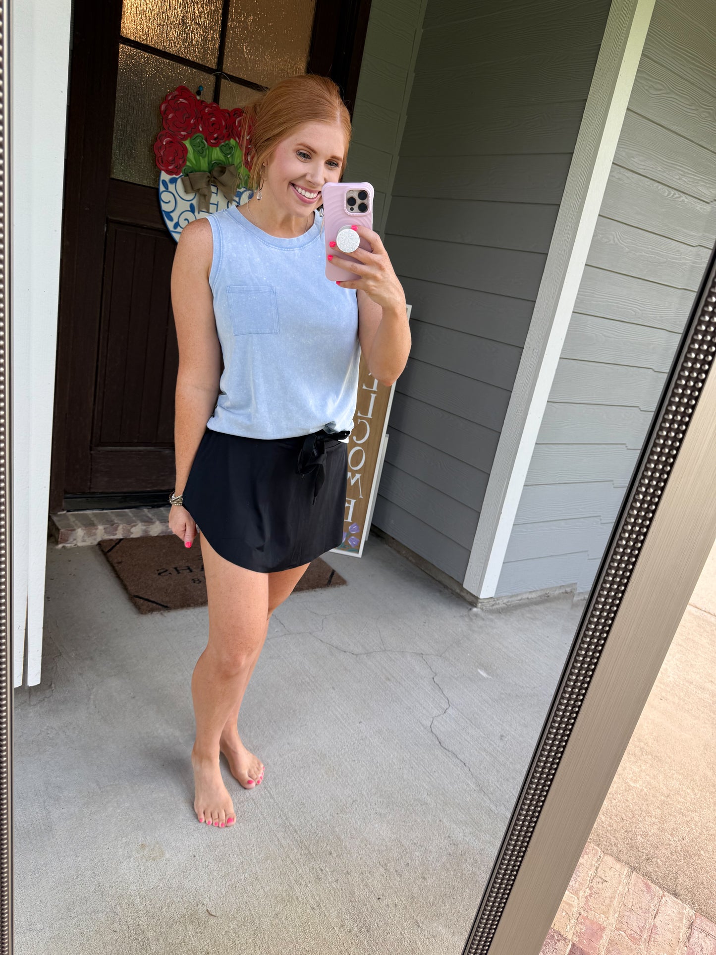 Black Athletic Skort