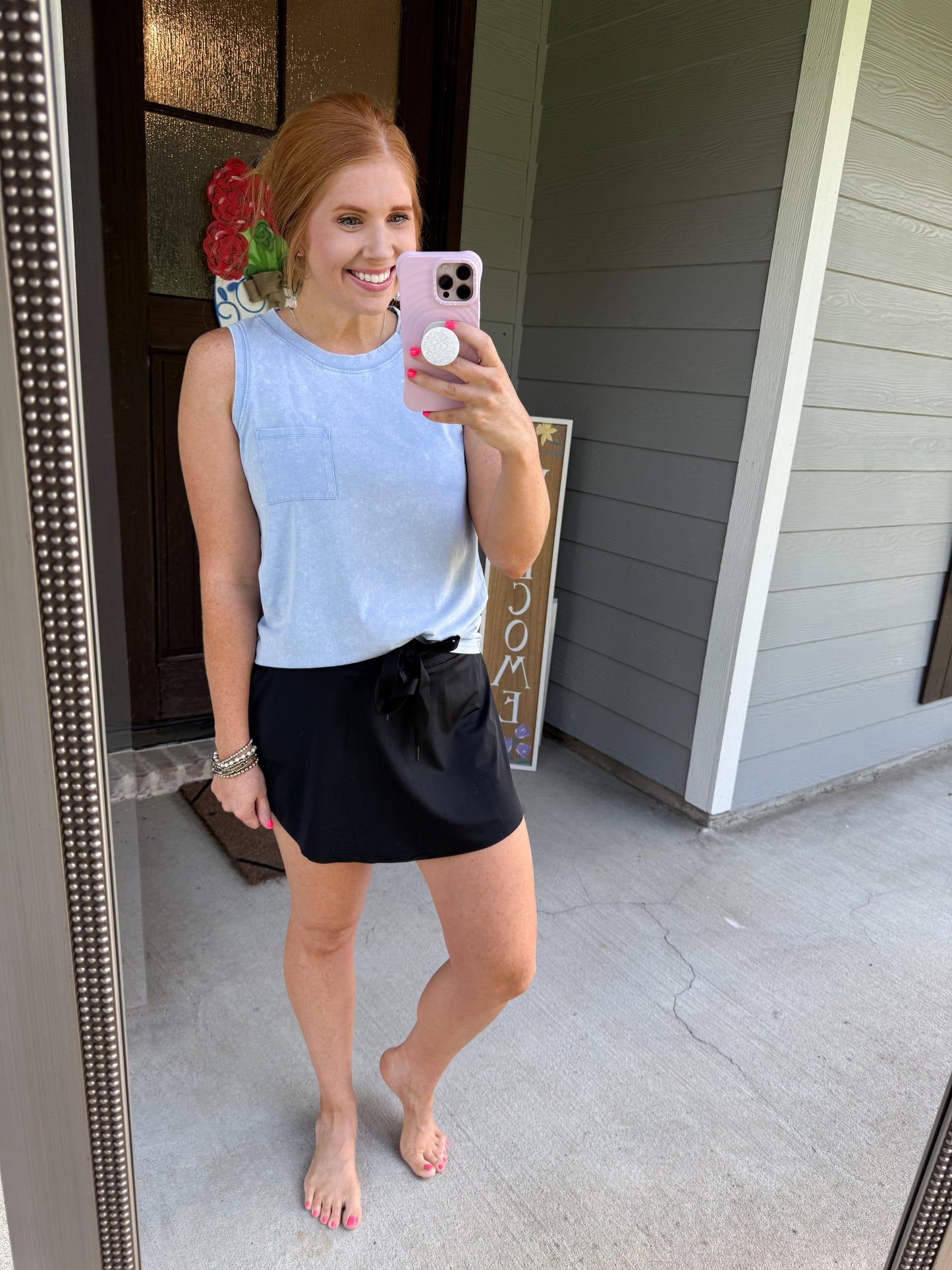 Black Athletic Skort