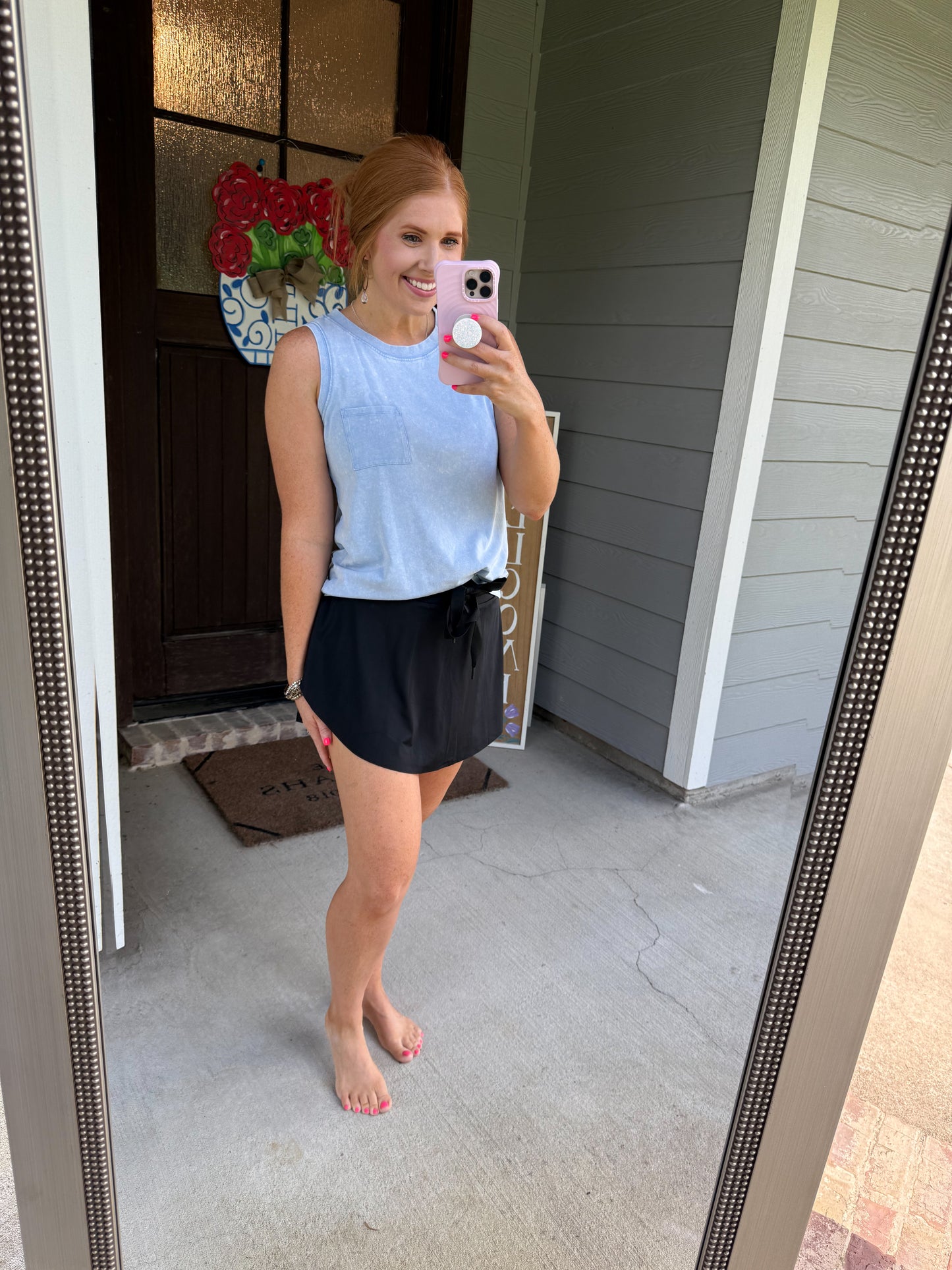 Black Athletic Skort