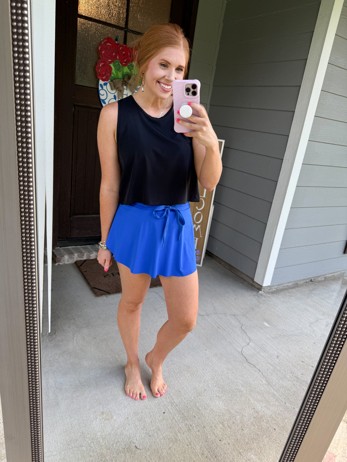 Royal Blue Athletic Skort