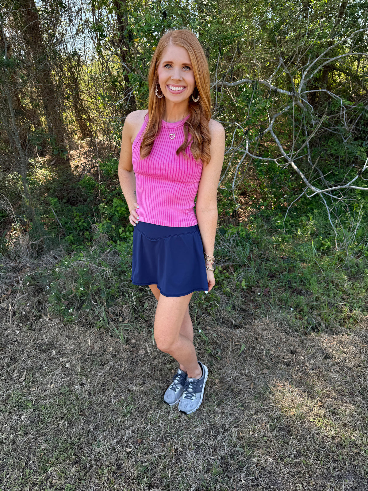 Women's Tennis Skort-Navy