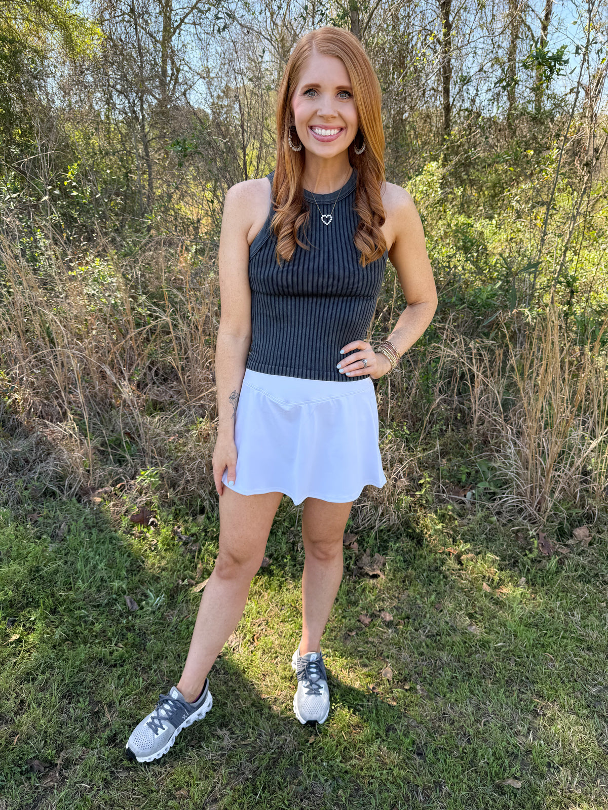 Women's Tennis Skort-White