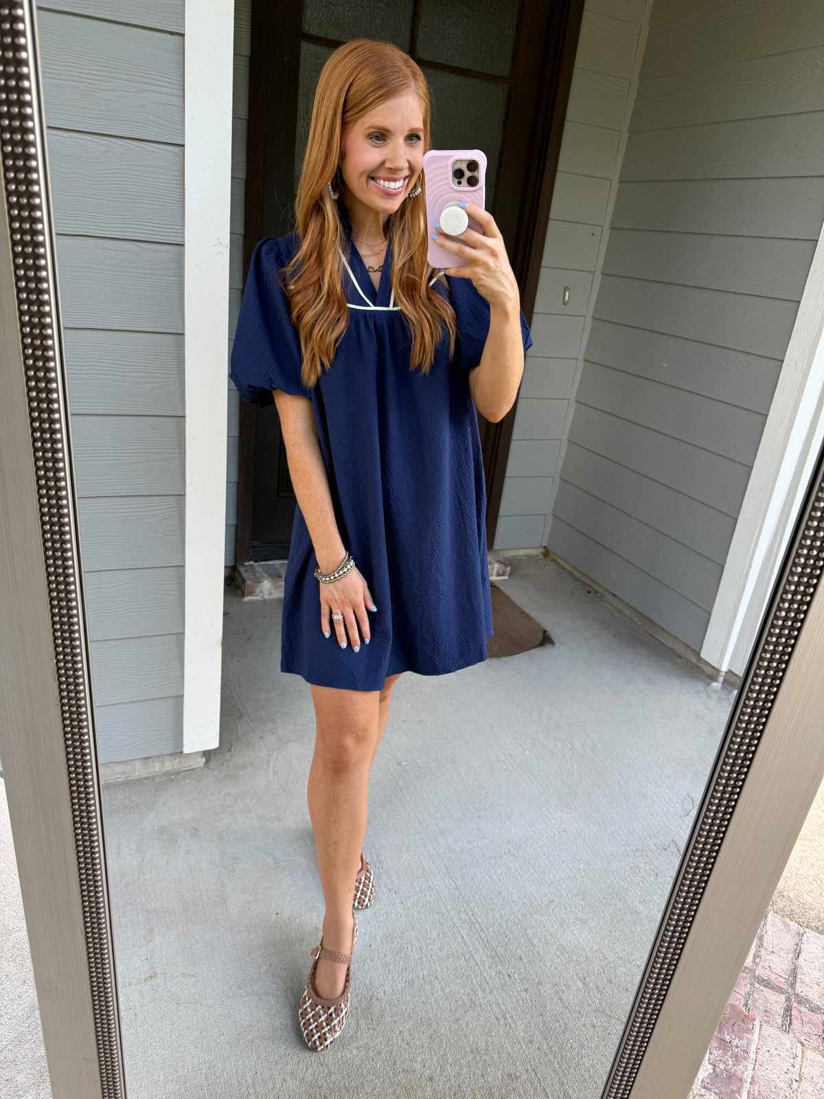 Navy Classic Dress