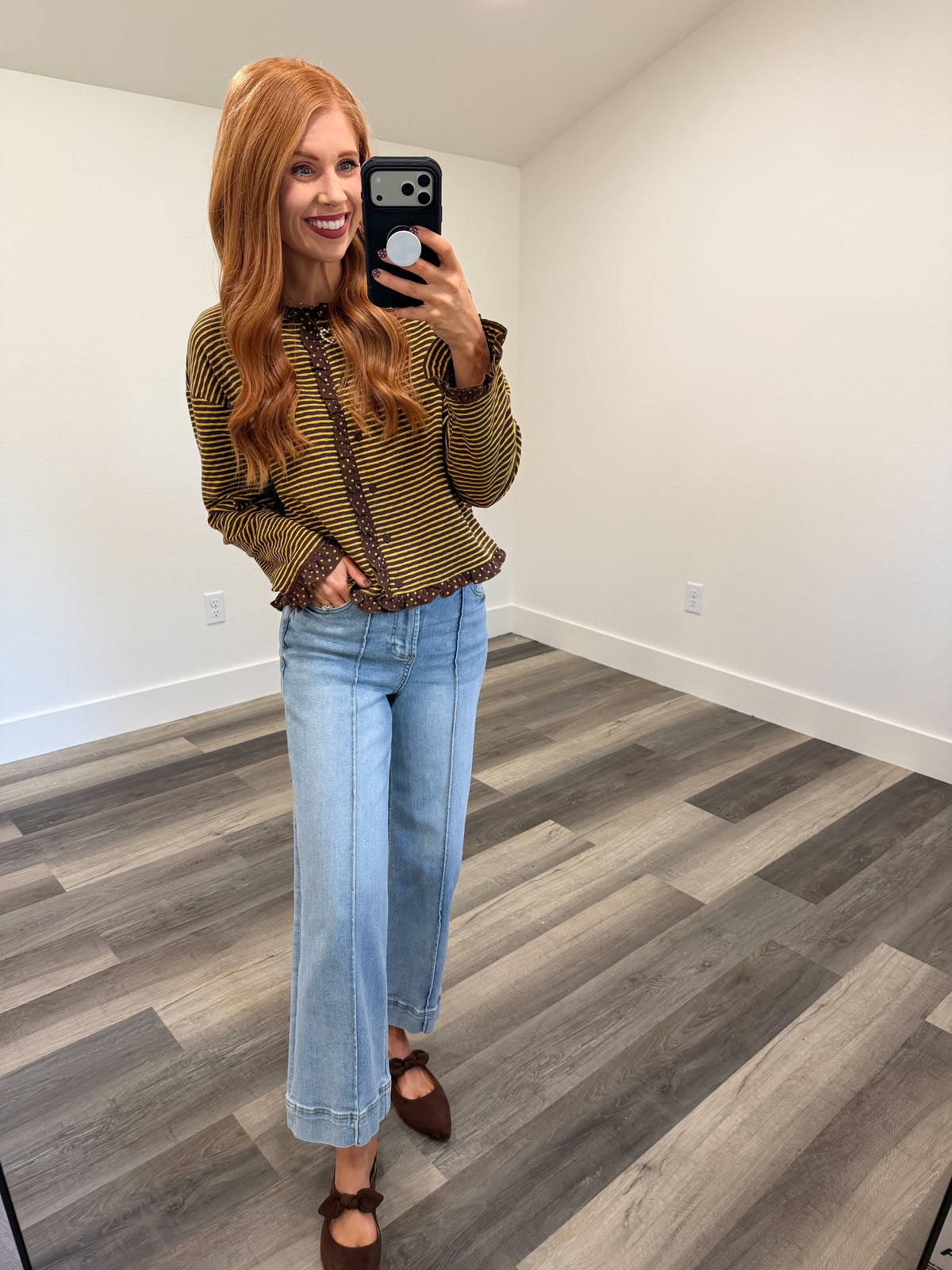 Chocolate & Yellow Darling Cardigan