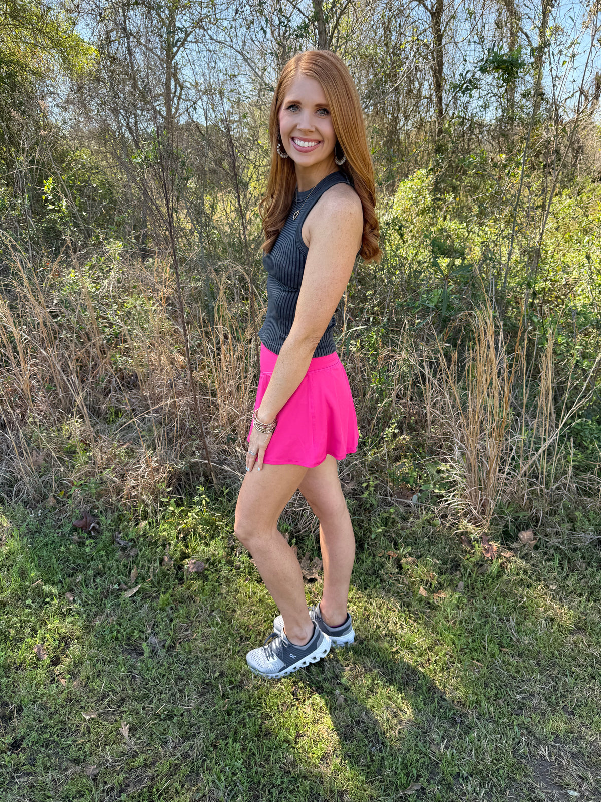 Women's Tennis Skort-Pink
