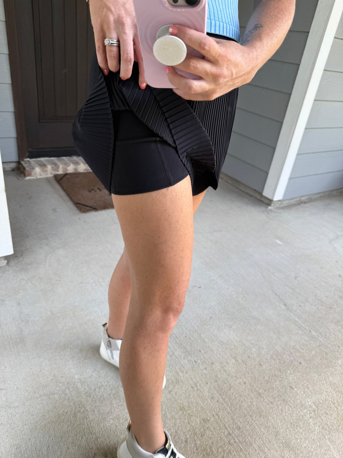 On The Go Skort-Black