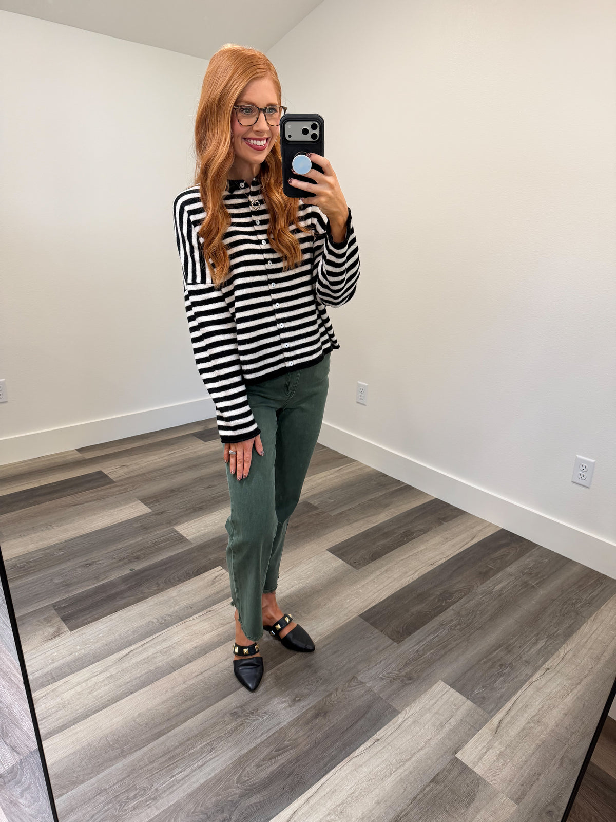 Classic Stripe Cardigan