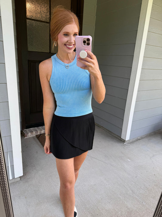 On The Go Skort-Black