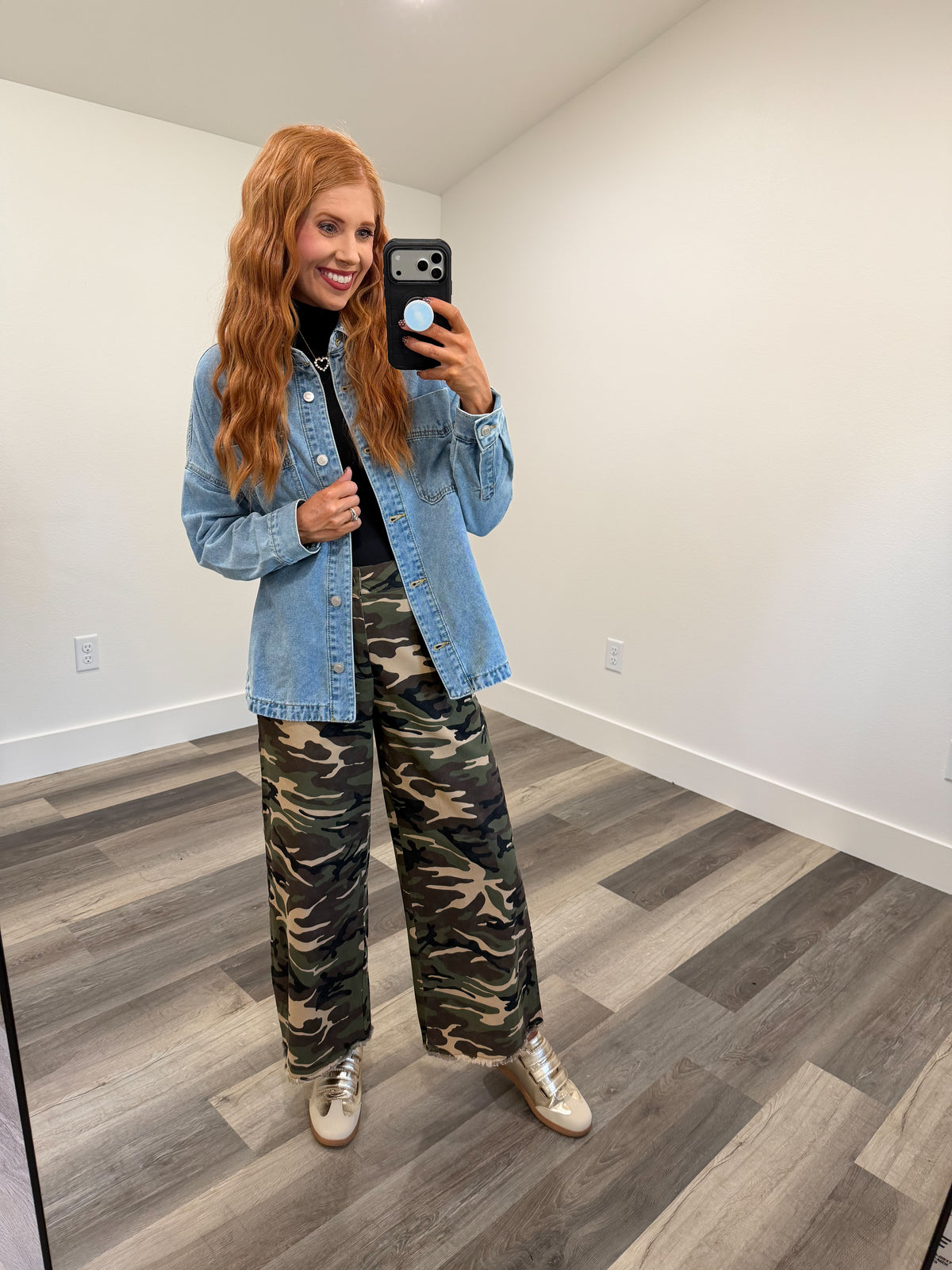 Camo Wide Leg Pants