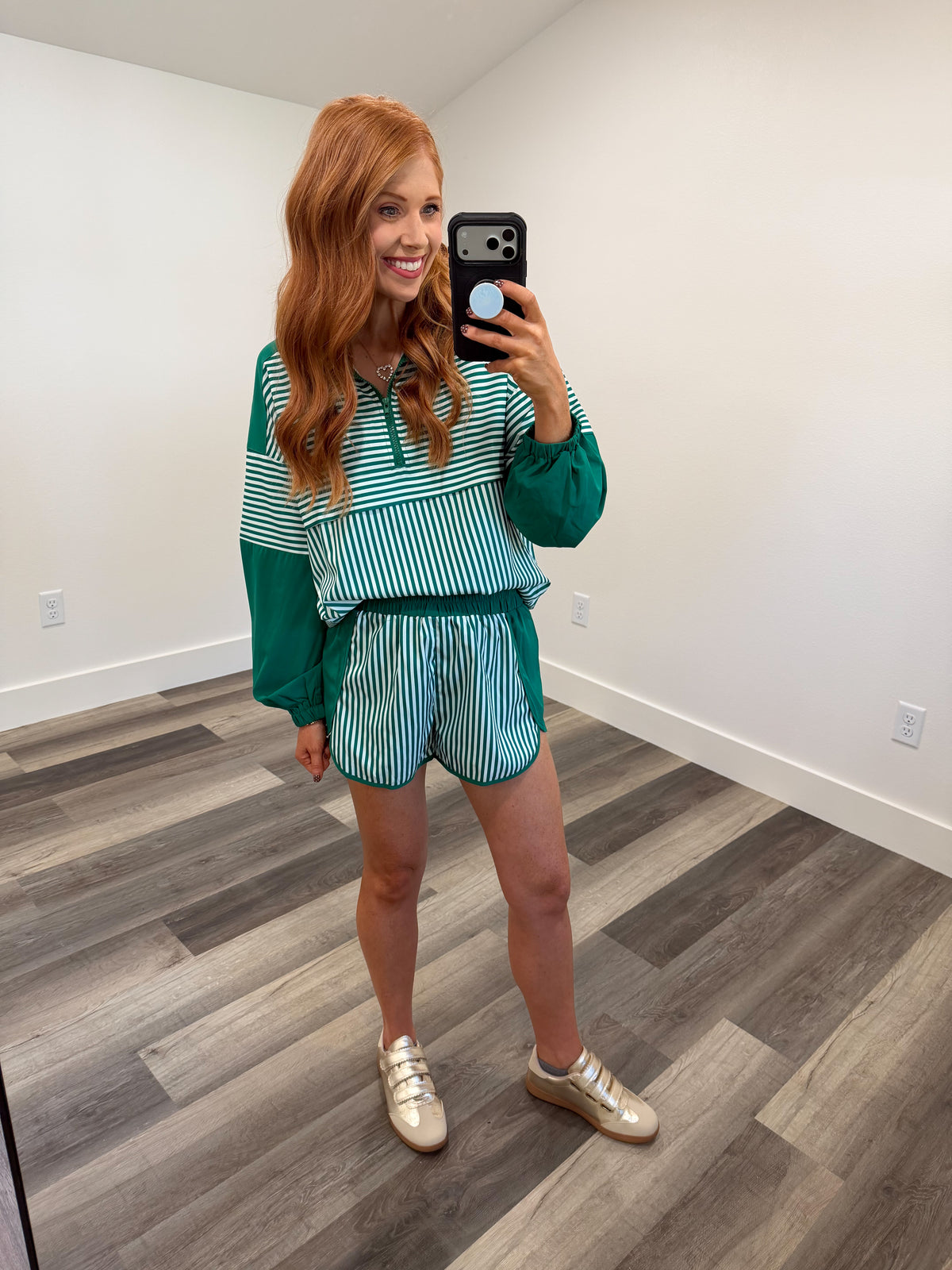 Evergreen Stripe Set
