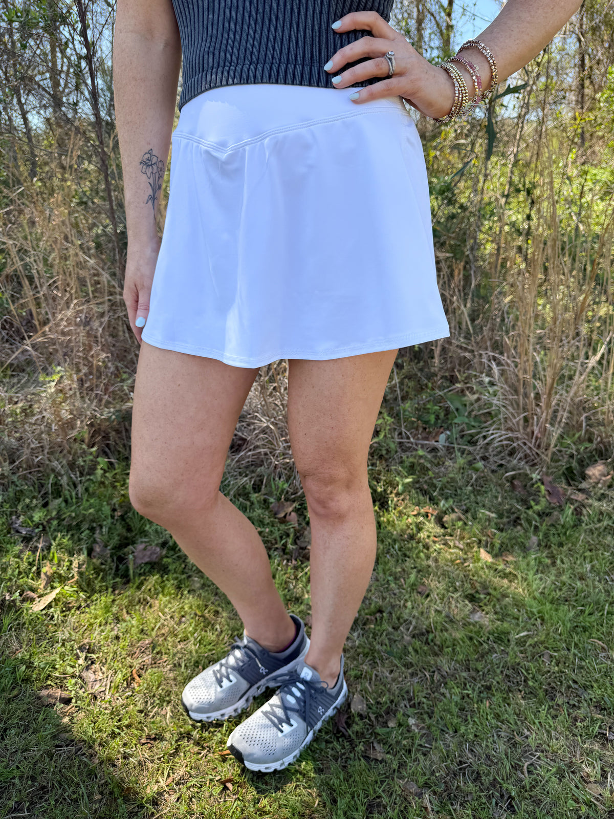 Women's Tennis Skort-White