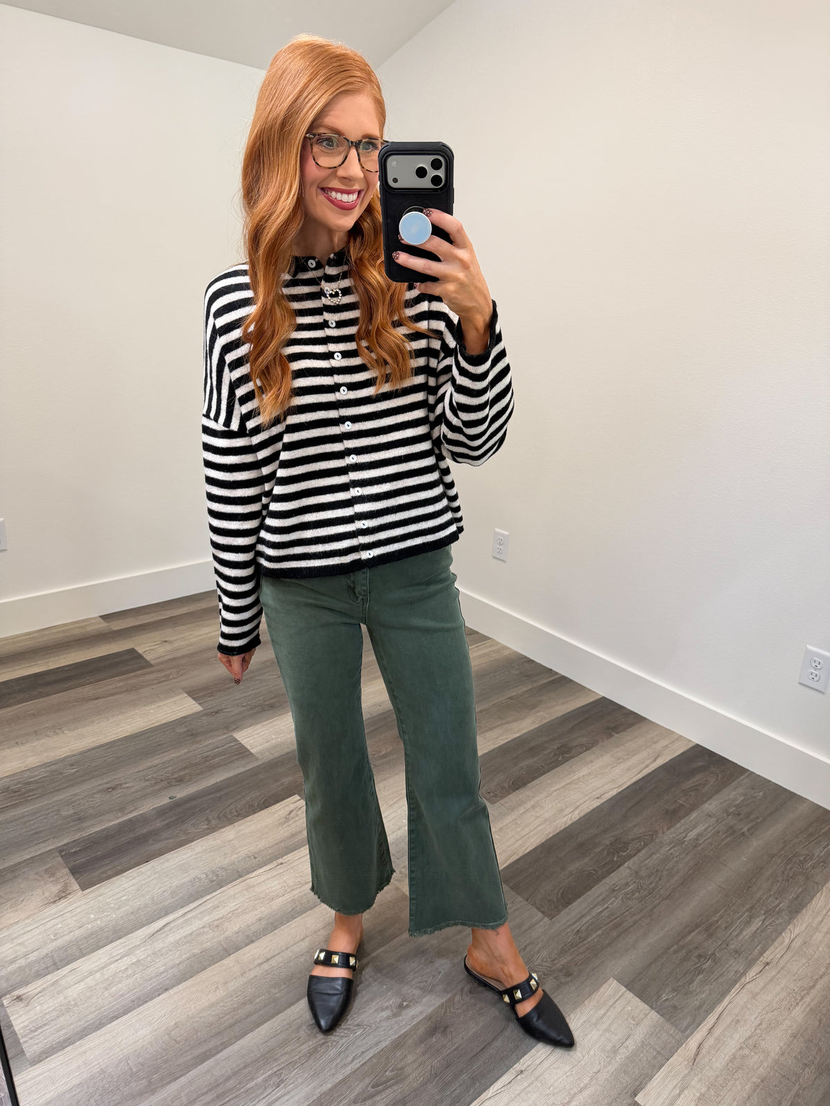 Classic Stripe Cardigan