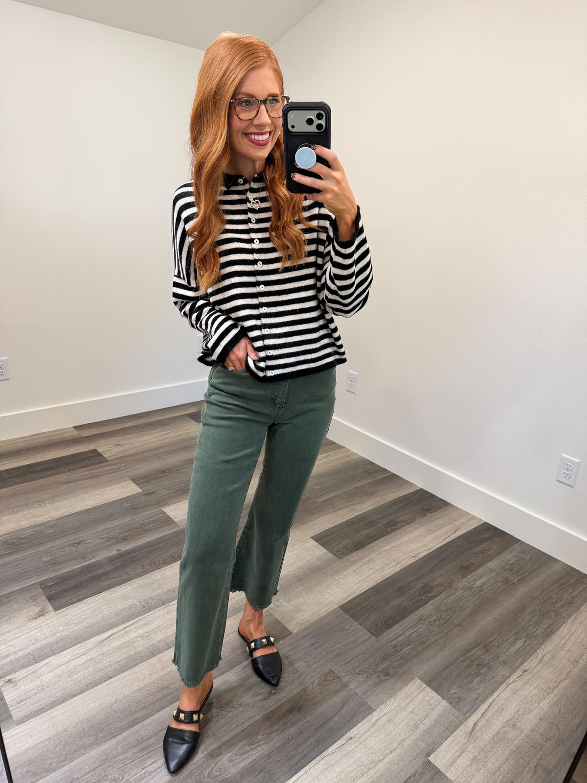 Classic Stripe Cardigan