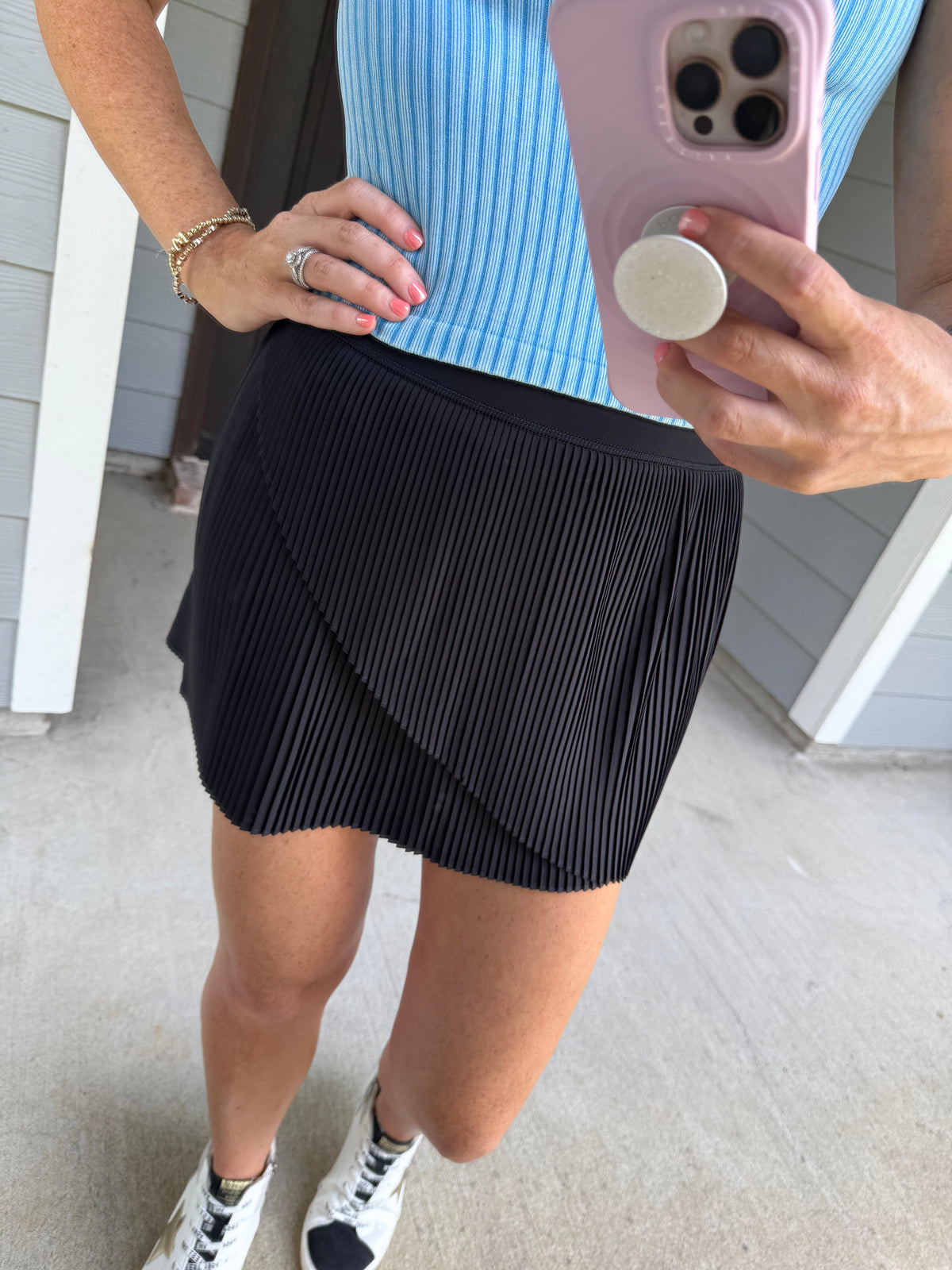 On The Go Skort-Black