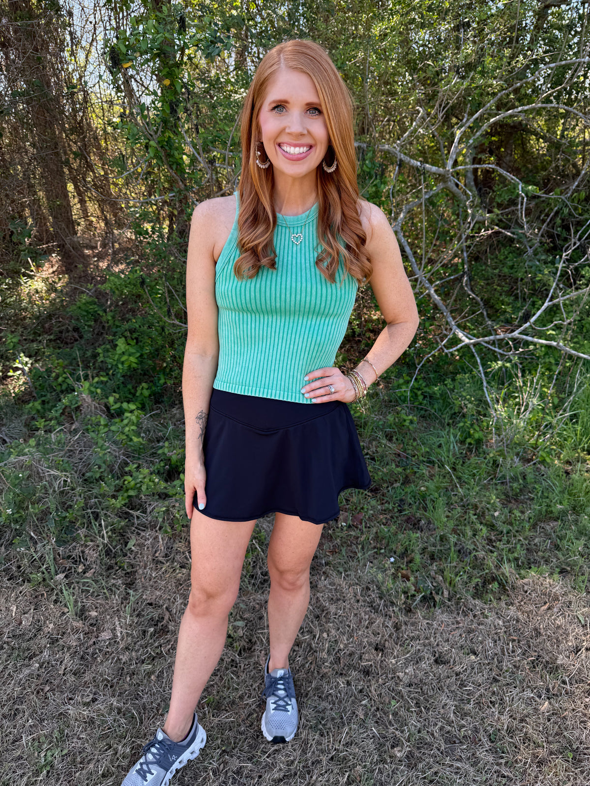 Women's Tennis Skort-Black