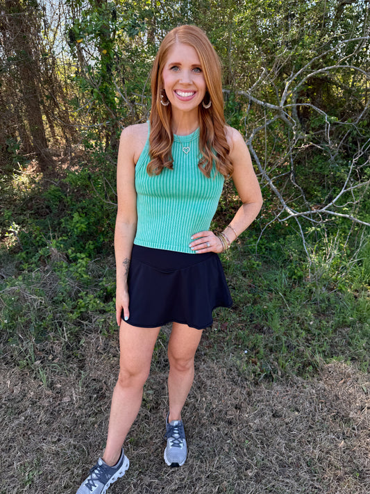 Women's Tennis Skort-Black
