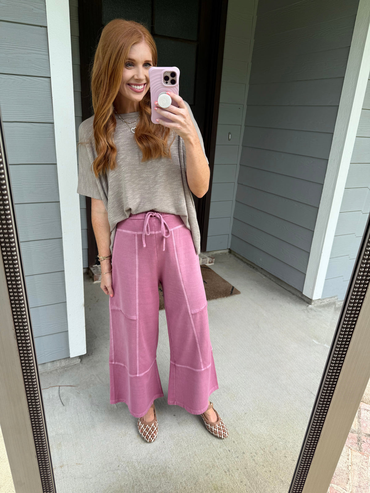 Willow Pants-Rose