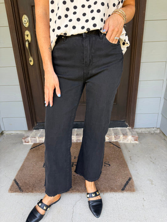 Viral Zenana High Waisted Pants-Black